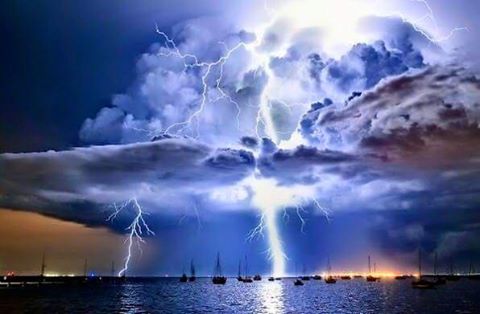 Stormy weather in Ibiza