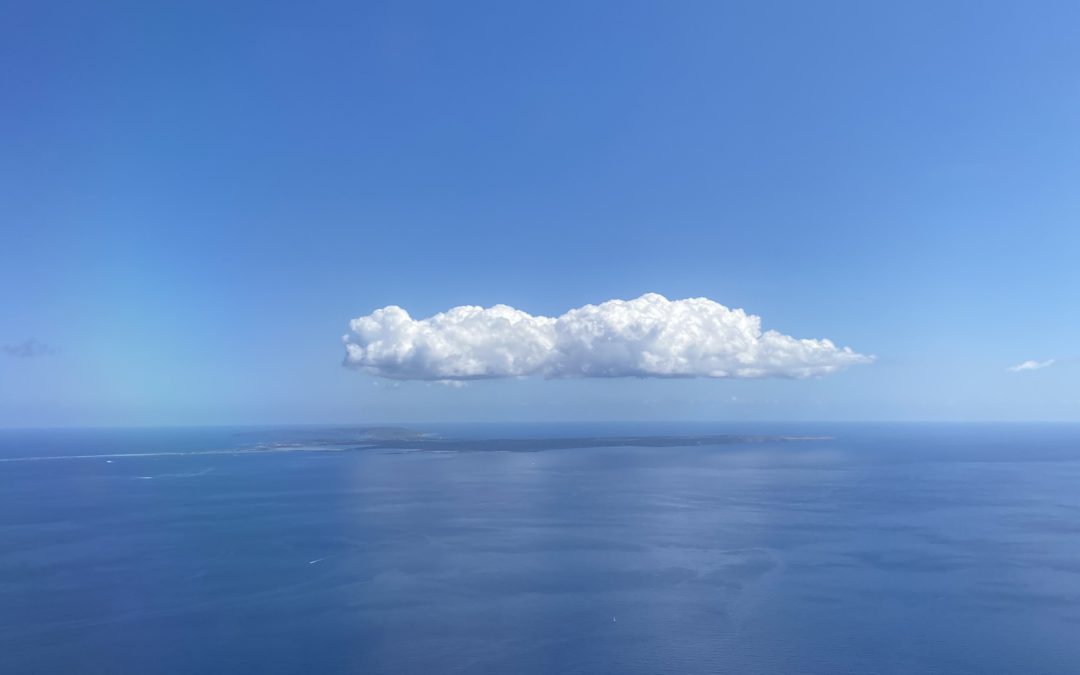 cloud over Formentera