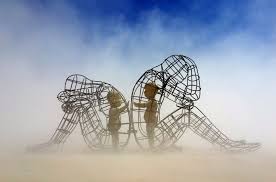 One of the sculptures last year is called “Love” created by Alexandr Milov from Odessa, Ukraine.