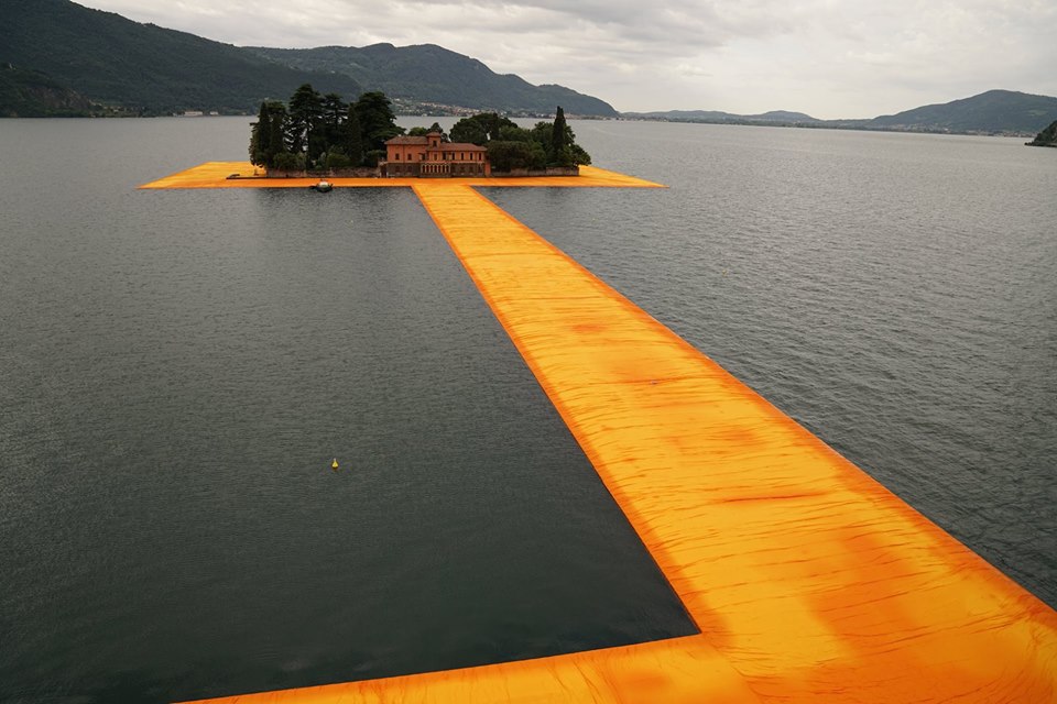 Beautiful new Christo project in Lago D’Iseo