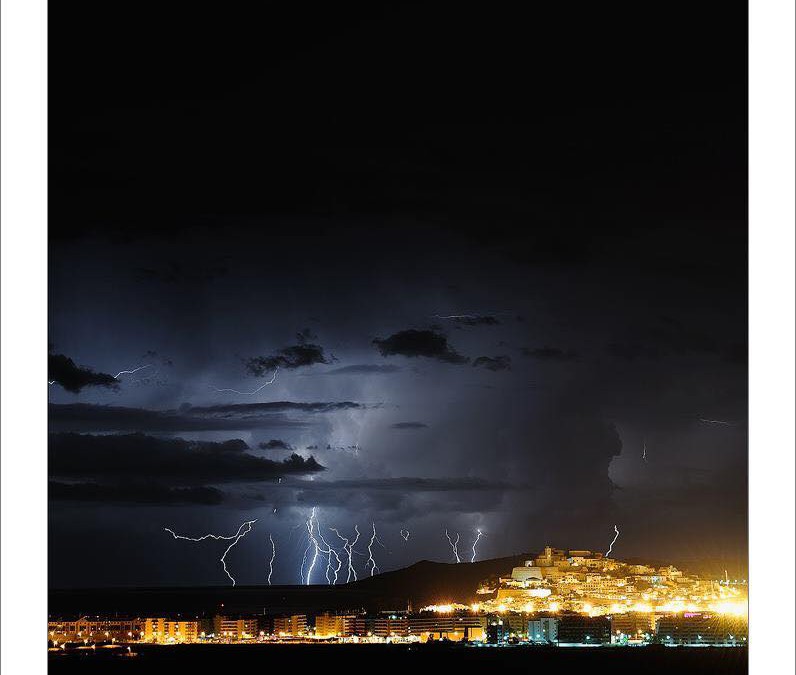 Ibiza lightning ..